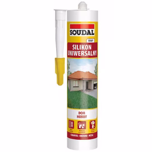 Soudal univerzalni silikon Beli - 280 ml